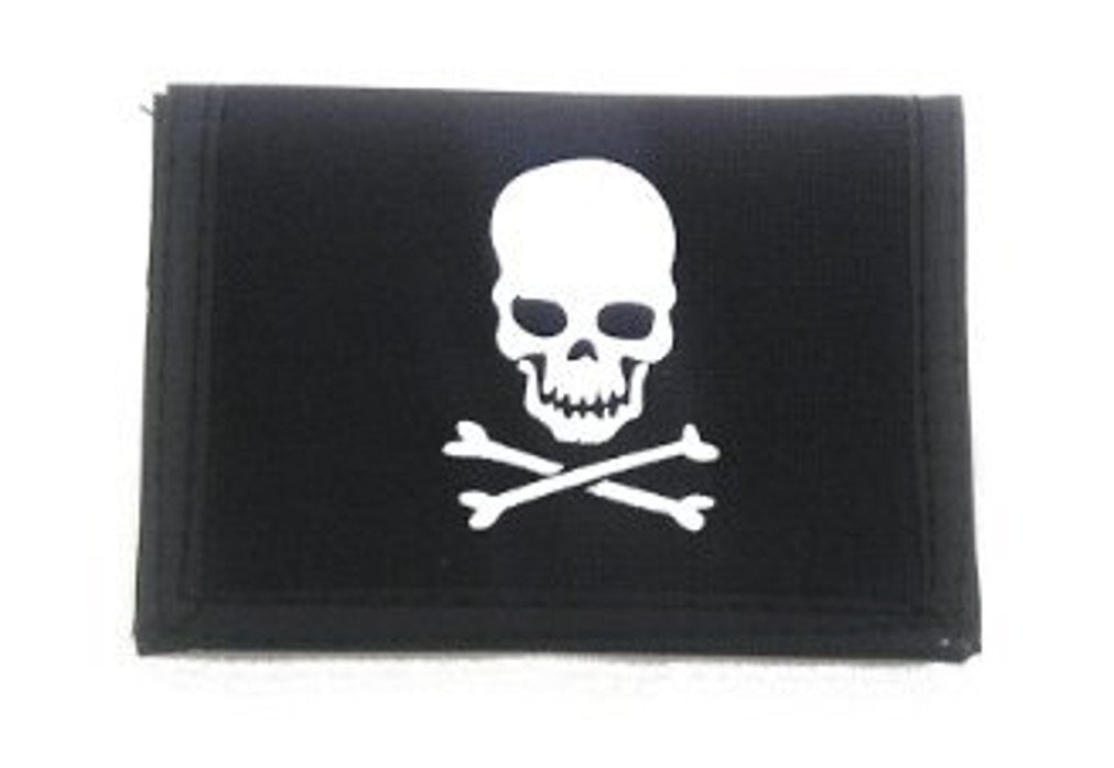 Skull and Crossbones Pirate's Wallet