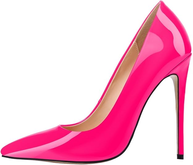 Guoar Women�s Stiletto Heel Plus Size Court Shoes Pointed