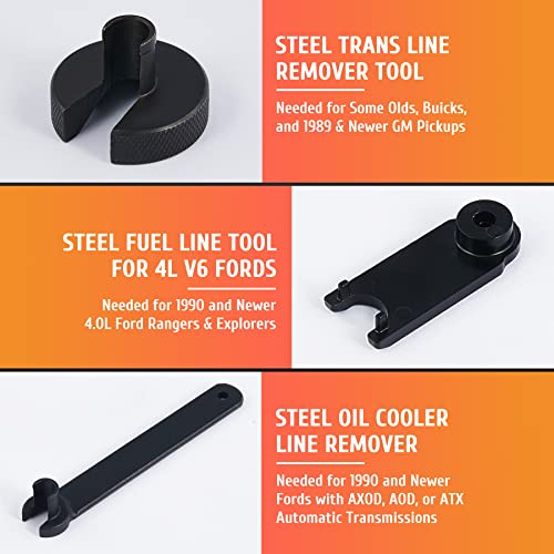 Master Quick Disconnect Tool Set, 25pc Line Disconnect Tool Kit for A/C