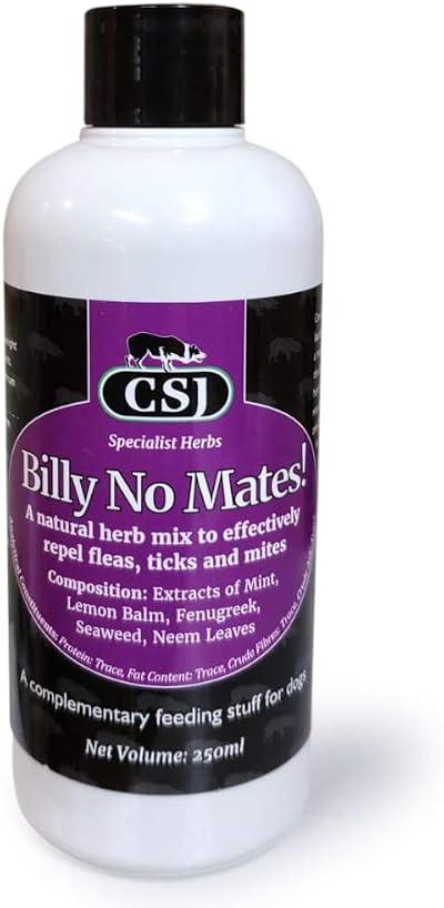 CSJ Billy No Mates Herbal Tincture for Fleas Ticks Mites 250ml