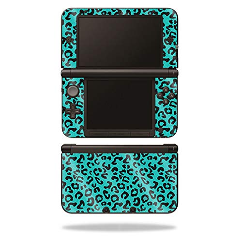MightySkins Glossy Glitter Skin for Nintendo 3DS XL Original (2012-2014) - Teal…