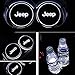 Yuanxi Electronics Car Logo LED Cup Pad, USB Charging Mat Luminescent Cup Pad, Car Logo Coaster with 7 Colors Changing,Luminescent Cup Pad Interior Atmosphere Lamp Decoration Light for Jeep (2 PCS)
