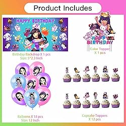 Aphmau Plushies Cat Party Supplies Decorations Cake