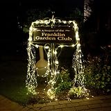 SKYFIRE Solar Powered Twinkle Fairy Lights, 10 Strands 200 LEDs Waterproof Timbo String Lights Decorative Silver Wire Vine Solar Lights for Outdoor, Garden, Christmas Tree