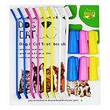 XiangLv Dog Toothbrush Cat & Dog Finger Toothbrush Soft Bristle Pet Toothbrush Combo Pack For The Dental Care of Your Small to Large Dogs, Cats, Most Pets (6 Finger +8 Head toothbrush)