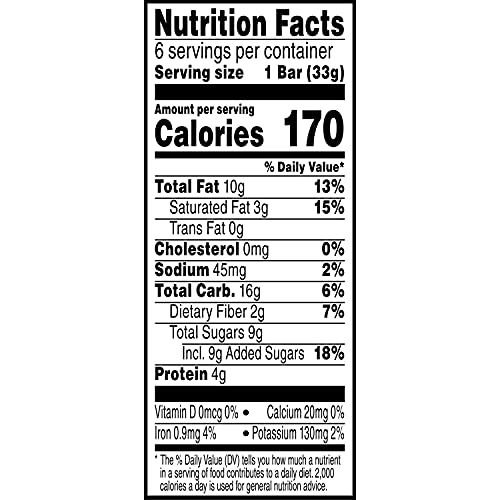 Kellogg's Special K Chewy Nut Bars, GlutenFree Snacks, 170 Calories