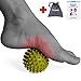 STURME Massage Ball Spiky for Deep Tissue Foot, Back, Plantar Fasciitis & All Over Body Deep Tissue Muscle Therapy - Includes Free Tutorial and Holder Ball Bag (Green)