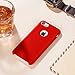 TORRAS [Love Series iPhone 7 Case/iPhone 8 Case, Liquid Silicone Gel Rubber Shockproof Case with Soft Microfiber Cloth Lining Cushion Compatible with iPhone 7 / iPhone 8, Red