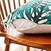ULOVE LOVE YOURSELF Tropical Leaves Throw Pillow Covers Palm Leaf Decorative Pillow Cases Farmhouse Summer Decor Cushion Covers 18 X 18 Inch,4 Pack for Sofa Couch Porch(Plants-1)