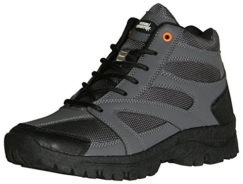 TRUE NORTH Men's Taos Mid Hiking Boots-Gray/Black-13
