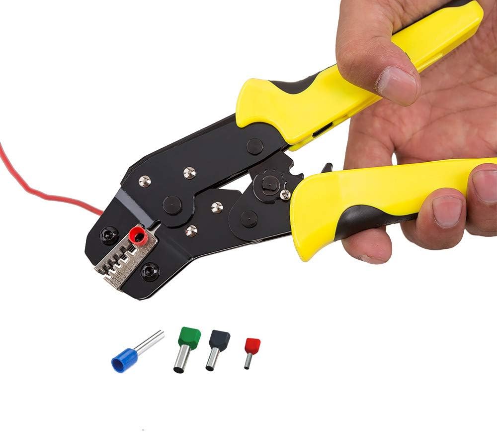 crimpatore per connettori a cricchetto a cricchetto per terminali a cricchetto per connettori termorestringenti