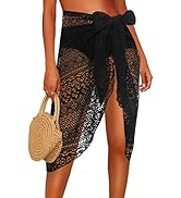 CHICGAL Women Beach Sarong Bating Suit Cover Ups Wrap Skirt Summer Bikini Pareo for Swimwear