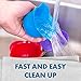 Kitzini Poached Egg Cup. Egg Coddler 4 Set. BPA Free. Microwave Egg Poacher. Nonstick Egg Pod Perfect Silicone Egg Poacher. Easy to Use & Clean. No Mess. 4 Silicone Egg Molds. Dishwasher Safe