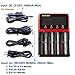 18650 Battery Charger Universal 4 Bay AA AAA C, Ni-MH Ni-Cd and 10440 18650 26650 Etc. Li-ion LiFePO4 Rechargeable Battery Charger with LCD Display H4