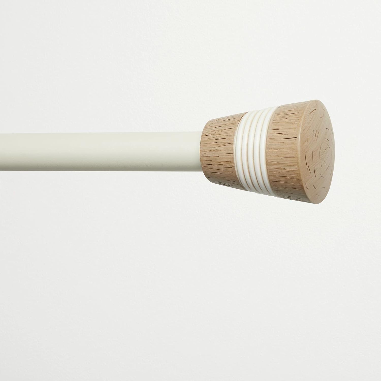Exclusive Home Curtains Hillhurst Window Curtain Rod and Finial Set, 35"-66", Off White: Home & Kitchen