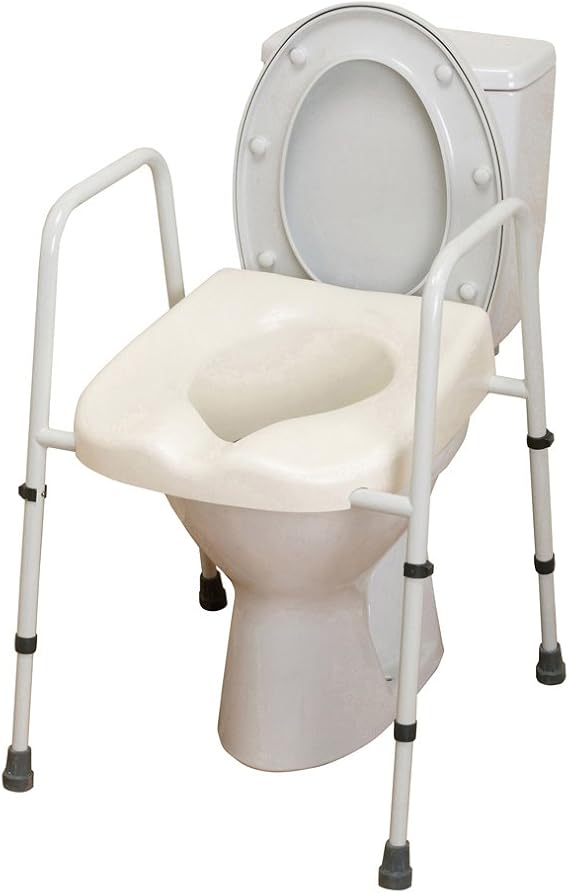 NRS M66625 Mowbray Toilet Seat and Frame Lite, Standard Width, Pre