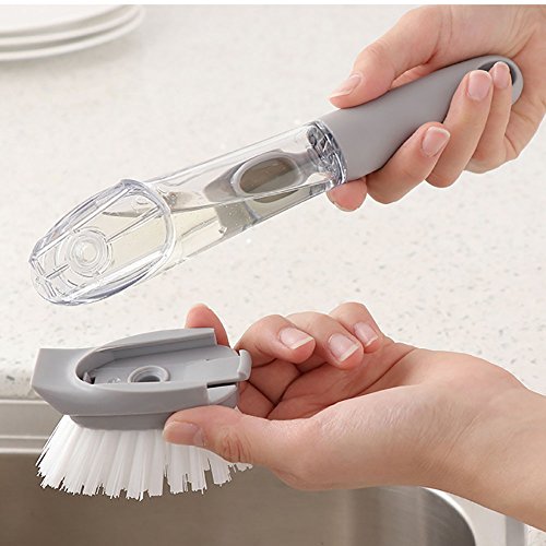 M-bestl Kitchen Brush with Soap Dispenser /detergent dispensing