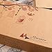 SDJ Mooncake Craft Paper Boxes Chinese Traditional Gift Packaging 10 Bottoms+10 Covers 9.3 6.41.9 Inch for 6 Moon Cake