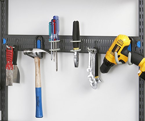 Organized Living freedomRail Big Everything Hook for freedomRail Organization System - Granite