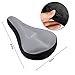 Bike Saddle Cover/Bike Seat Cover,ViMall Unisex Extra Comfortable Sillicone&Memory Foam Padded Soft Gel Relief Cycling Bicycle Bike Saddle Seat Cushion Pad Cover for Montain/Road Ride Race