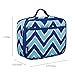 Wildkin Kids Insulated Lunch Box – Durable and Reusable for School & Travel - Chevron Blue