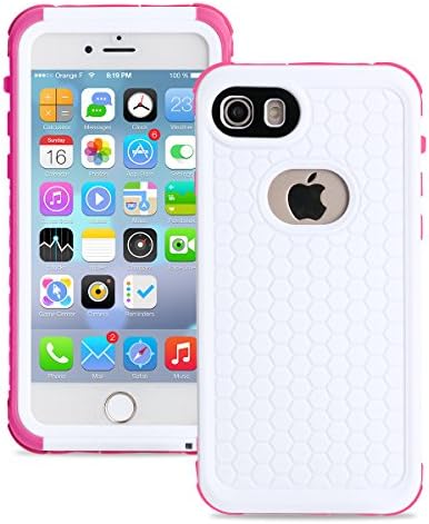 toyeahcase Waterproof Case for iphone 7 plus/iphone 8 plus, untra thin, shock proof, (version: 5.5 inches) Merit IP68 Standard Protection Dirt-poof Snow-proof and Waterproof Case (Pink)
