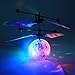 JAMSWALL RC Flying Ball Crystal Flashing LED Light Flying ball RC Toy RC infrared Induction Helicopter for Kids, Teenagers Colorful Flyings for Kid's Toy