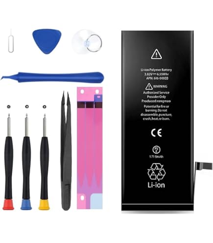 Batterie 7500mAh IPhone 6S Remplacement Haute Capacité + Kit Outils Complet