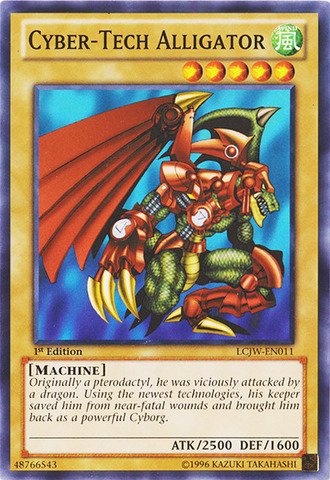 Yu-Gi-Oh!Cyber-Tech Alligator (LCJW-EN011) - Legendary Collection 4: Joey's World - 1st Edition - Common