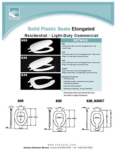 3 Centoco+600+001+Plastic+Elongated+Toilet