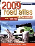 American Map 2009 Road Atlas Midsize: United States, Canada, Mexico (Road Atlas: United States, Canada, Mexico) by American Map