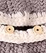 JennyShop Winter Kids Warm Fox Animal Hats Knitted Coif Hood Scarf Beanies for Autumn Winter, Grey