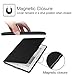 Fintie NOOK GlowLight Plus SlimShell Case - The Thinnest and Lightest Leather Cover for Barnes & Noble NOOK GlowLight Plus eReader 2015 Release Model# BNRV510 (NOT Fit Nook GlowLight 3 2017), Black