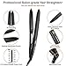 Titanium Flat Iron Dual Voltage Auto Shut Off Hair Straightener,LOVANI 450F High Heat Temperature Control Digital LCD Salon Hair Flat Iron with Heat Resistant Travel Bag,Glove and 2 Free Clipsthumb 1