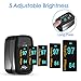 Pulse Oximeter Fingertip - Lovia Accurate Automatic Digital Blood Oxygen Saturation Monitor for Home Use & Heart Rate Monitor with Lanyard, Rotatable OLED Display