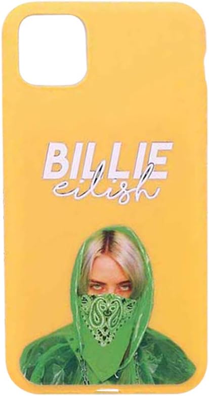 Fuguan Protective Case Cover for iPhone 11, Billie Eilish Printing, Shockproof TPU Rubber(H04)