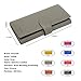 Women RFID Blocking Wallet Trifold Ladies Luxury Leather Clutch Travel Purse Grey