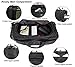 MIER Gym Bag for Women and Men Sports Duffle with Shoe Compartment, 21 Inches, Black