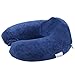 MOCREO Travel Bliss Memory Foam Neck Pillow - Premium Neck Support Pillow for Comfort Rest. Lightweight Neck Rest Pillow for Airplane