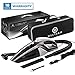 Helteko Car Vacuum Cleaner Corded DC 12V - High Power Compact Hand Vacuum Cleaner with Stainless Steel HEPA Filter and LED Light - 120W Car Vac with 3 Accessories and Carrying Bag for Car Use Only
