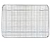 Oven Safe Cooling & Baking Rack. Easy to Clean 100% Stainless Steel. Heavy Duty Quality with a Tight-Grid 10 X 15 inch. Fits Half Cookie Sheet or Jelly Roll Pan