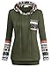 SUNGLORY Women's Colorblock Geometric Sweatshirts Raglan Hoodies With Pockets