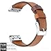 Fenix 5S Leather Watch Bands,YOOSIDE 20mm QuickFit Classic Genuine Leather Replacement Watch Band Strap for Garmin Fenix 5S/Fenix 5S Plus (Brown)
