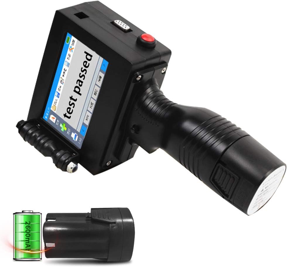 WSXG Handheld Inkjet Printer Portable Coding Machine two use modes for Barcode QR Logo Graphic Label And Multiple Materials Print