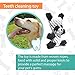 Panda Dog Toys, Cotton Dental Teaser Rope Chew Teeth Cleaning Toy for small and medium dogs