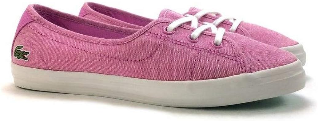 lacoste womens trainers pink