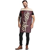 Seasons Coffee Costume for Adult, Funny Cup of Coffee Halloween Costume, One Size