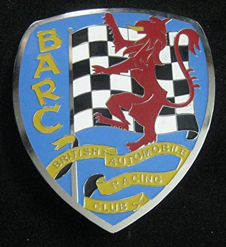 Autogrillbadges BGE001062 British Automobile Racing Club Grill Emblem Logos Metal Enamled Car Badge