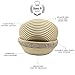 Bread Proofing Basket Banneton Brotform Round 8 Inch Made of Premium Natural Woven Rattan. Lightweight, Unbleached, No Chemicals. Bonus PDF Guide: How to Make Delicious Sourdough