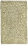 Pinzon Luxury Reversible Cotton Bath Mat - 21 x 34 inch, Sage
